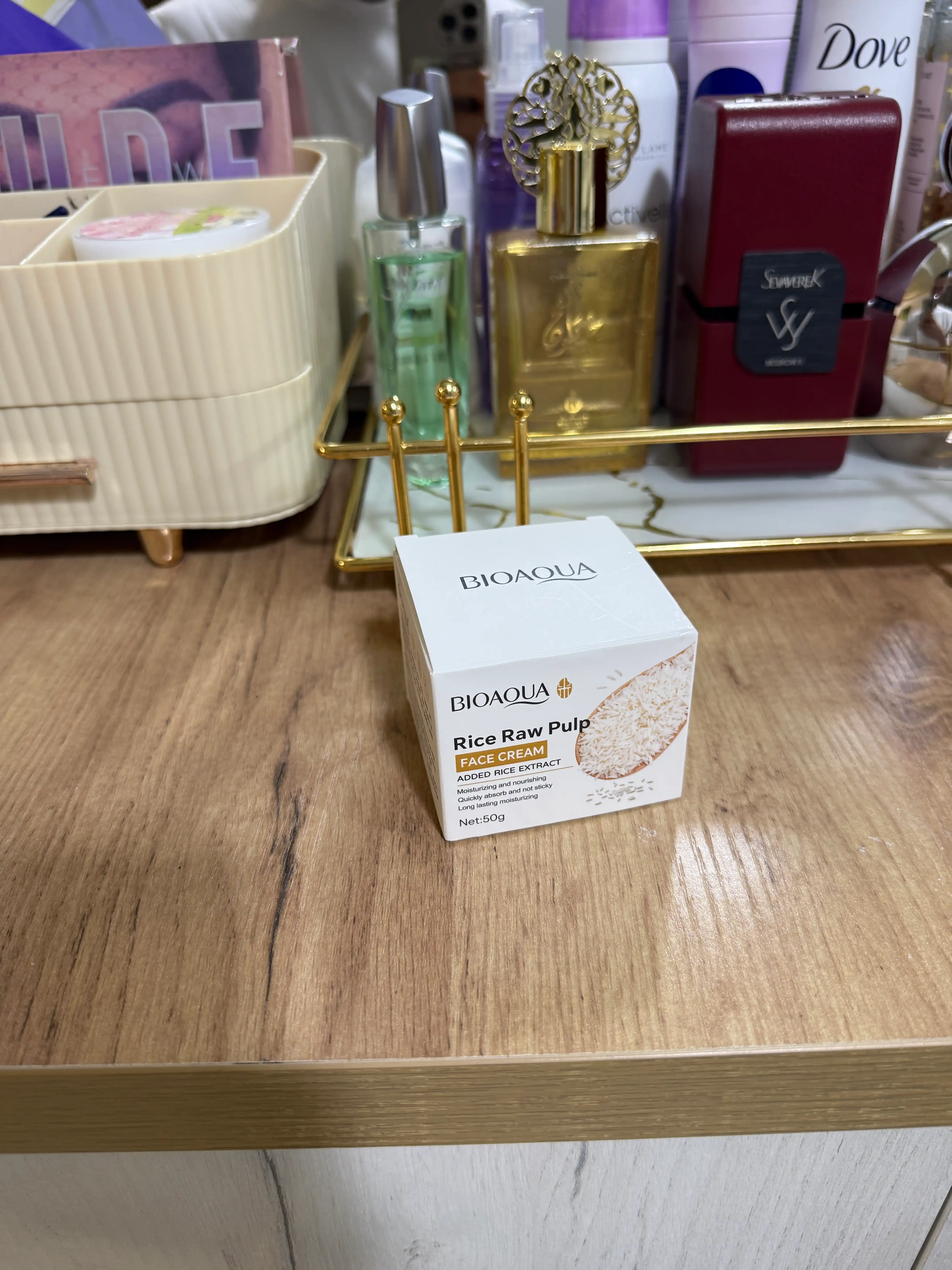 Увлажняющий крем для лица Bioaqua с экстрактом риса, 50 г