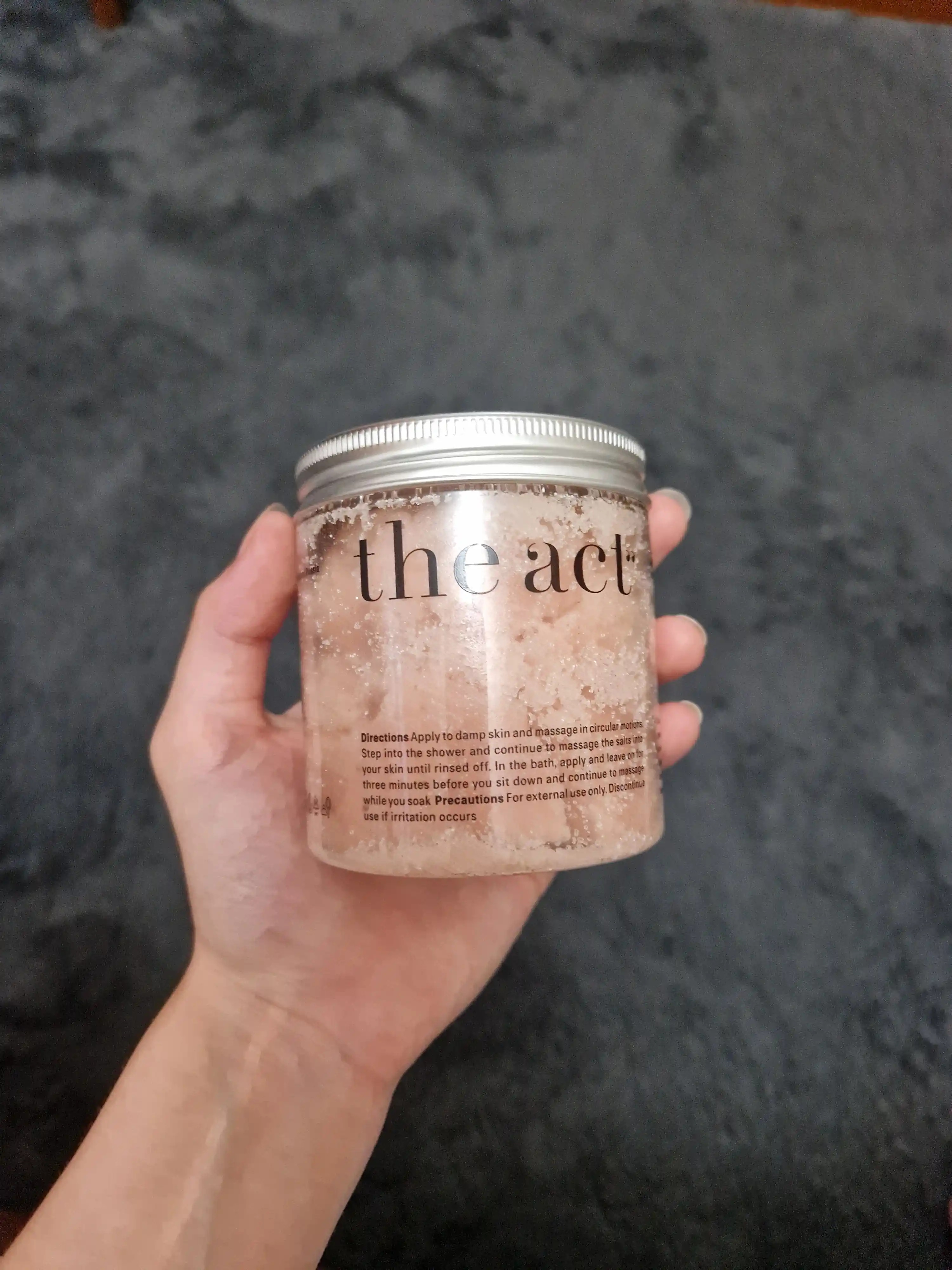 The Act Антицеллюлитный детокс-скраб для тела и ног, соль для ванн, маслом грейпфрута