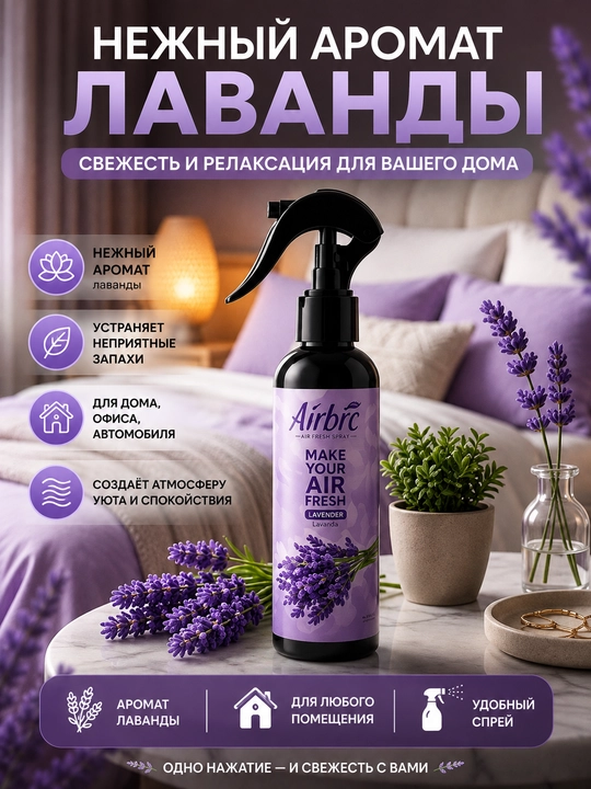 Havo xushbo‘ylantirgichi, avtomobil, uy va xona uchun aromatizator  220 gr