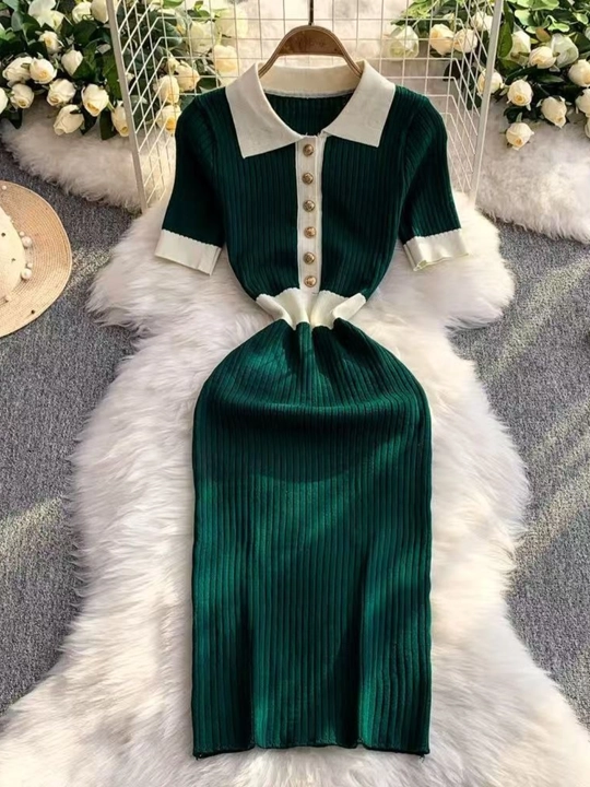 Ayollar trikotaj ko‘ylagi, koʻylaklar ayollar uchun — EllyFashion