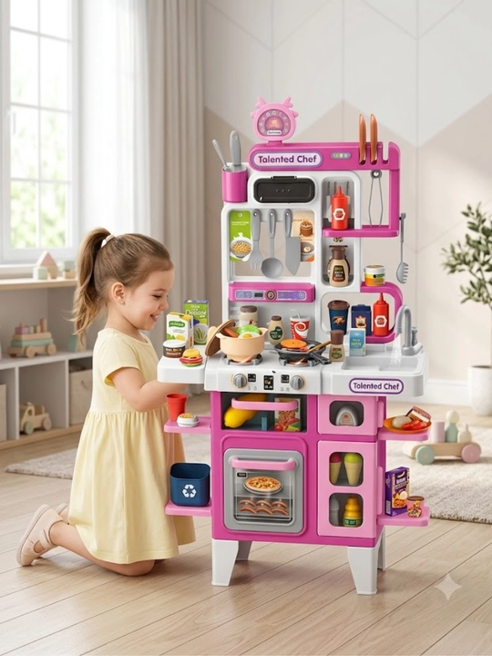 Детский кухонный набор, kitchen play set, детская кухня, игрушечная кухня - 