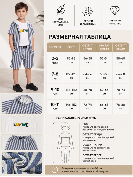 Летний костюм для мальчиков, костюм тройка - худи, футболка и шорты