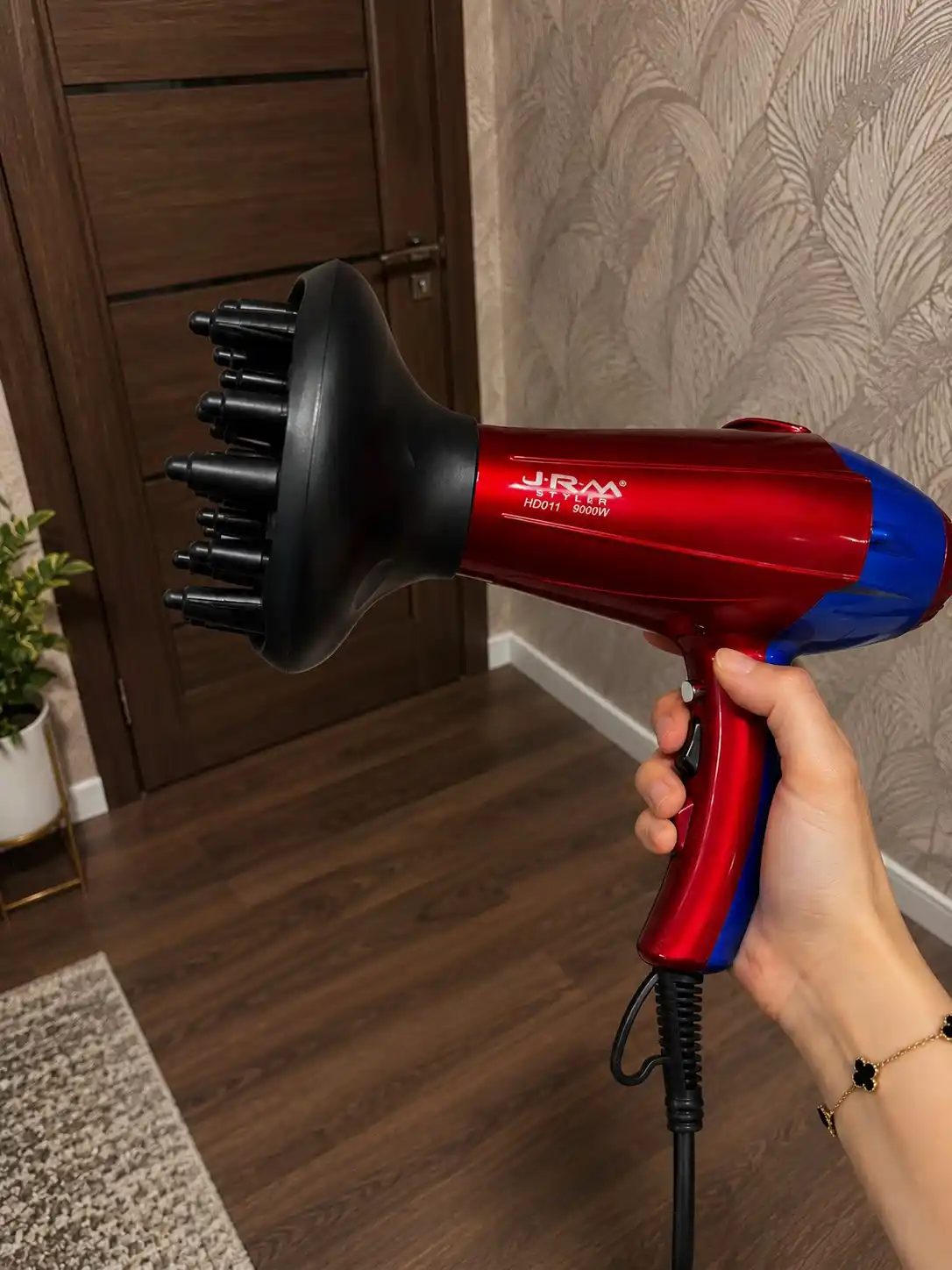 Professional fen soch quritgich JRM, quritish va turmaklash uchun, 9000W