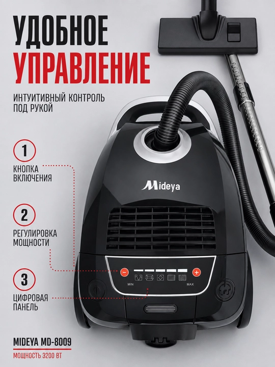 Пылесос мощный для дома с контейнером для пыли, пылесос для сухой и влажной уборки