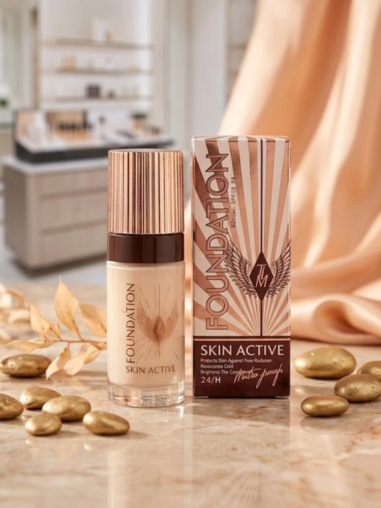 Yuz uchun suvga chidamli Skin Active Foundation 24H tusli kremi (SPF 35/PA++) - 