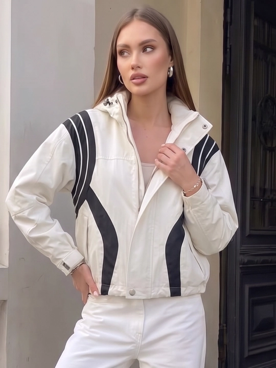 Ayollar vetrovkasi, kapyushonli kurtka, trench oversize, M–4XL — ELLY FASHION