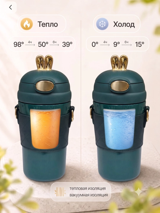 Termos, qahva va choy uchun termos krujka, sovg‘a uchun, zanglamaydigan po‘latdan 316 s (jo‘mrakli), 500 ml