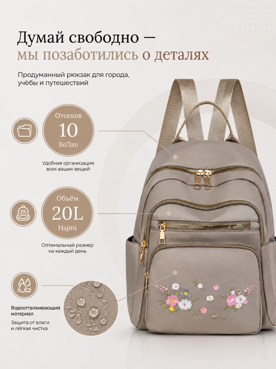 Рюкзак, Школьная и Университетская сумка для девочек и женщин