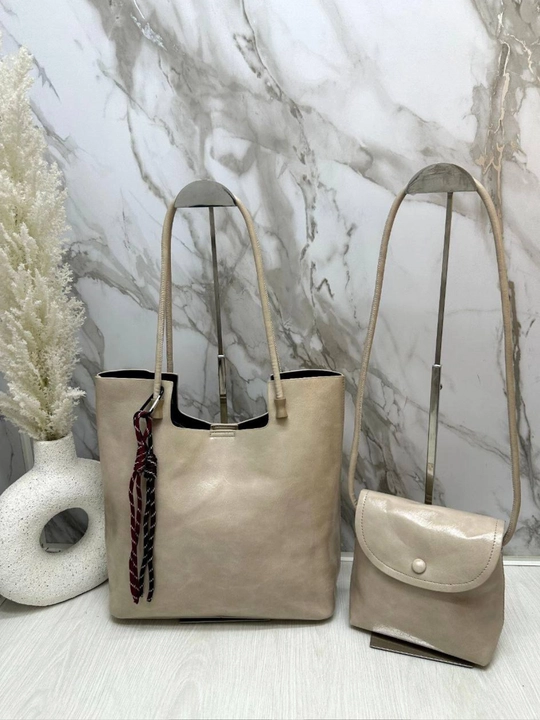 Ayollar sumkasi shopper 2tasi 1tada elka sumka klatch brelok bilan sig'imdor shopper sumka