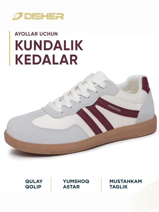 Ayollar kedalari DISHER RetroLane , ayollar oyoq kiyimlari, kuzgi (1 o‘lcham katta oling))