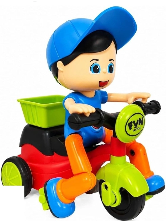 Bolalar uchun 3 g‘ildirakli o‘yinchoq velosiped, FUN BICYCLE