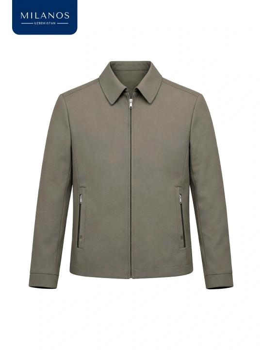 Erkaklar vetrovkasi MILANOS 8702 bahorgi va kuzgi klassik windbreaker kurtka