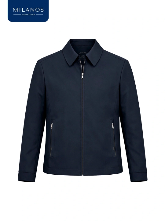 Erkaklar vetrovkasi MILANOS 8702 bahorgi va kuzgi klassik windbreaker kurtka