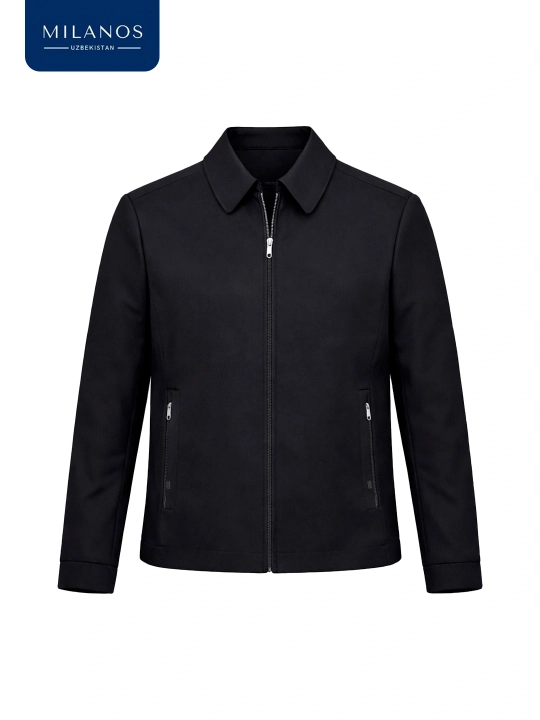 Erkaklar vetrovkasi MILANOS 8702 bahorgi va kuzgi klassik windbreaker kurtka