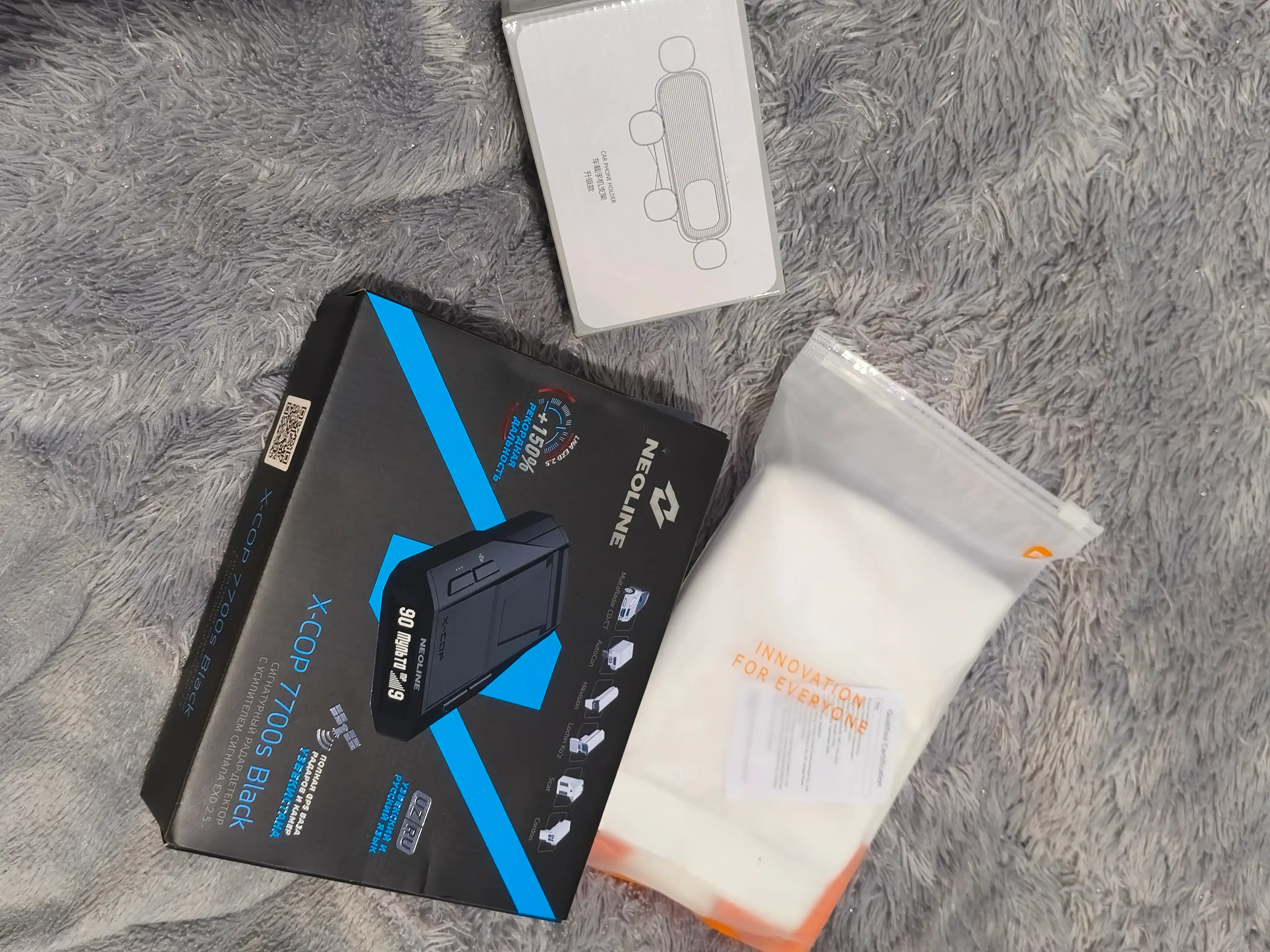 Neoline antiradar, X-COP 7700s Black, radar-detektor +sovg‘a