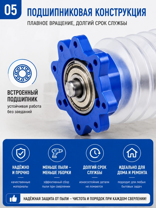 Elektr burg‘u va perforator uchun changdan himoya qopqoq to‘plami