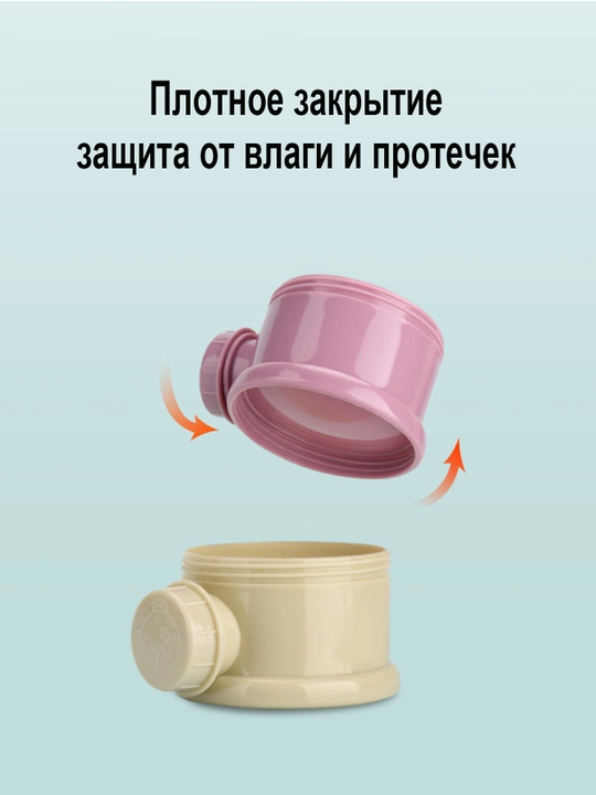 Контейнер для детской молочной смеси, одиночный и 4-ярусный варианты