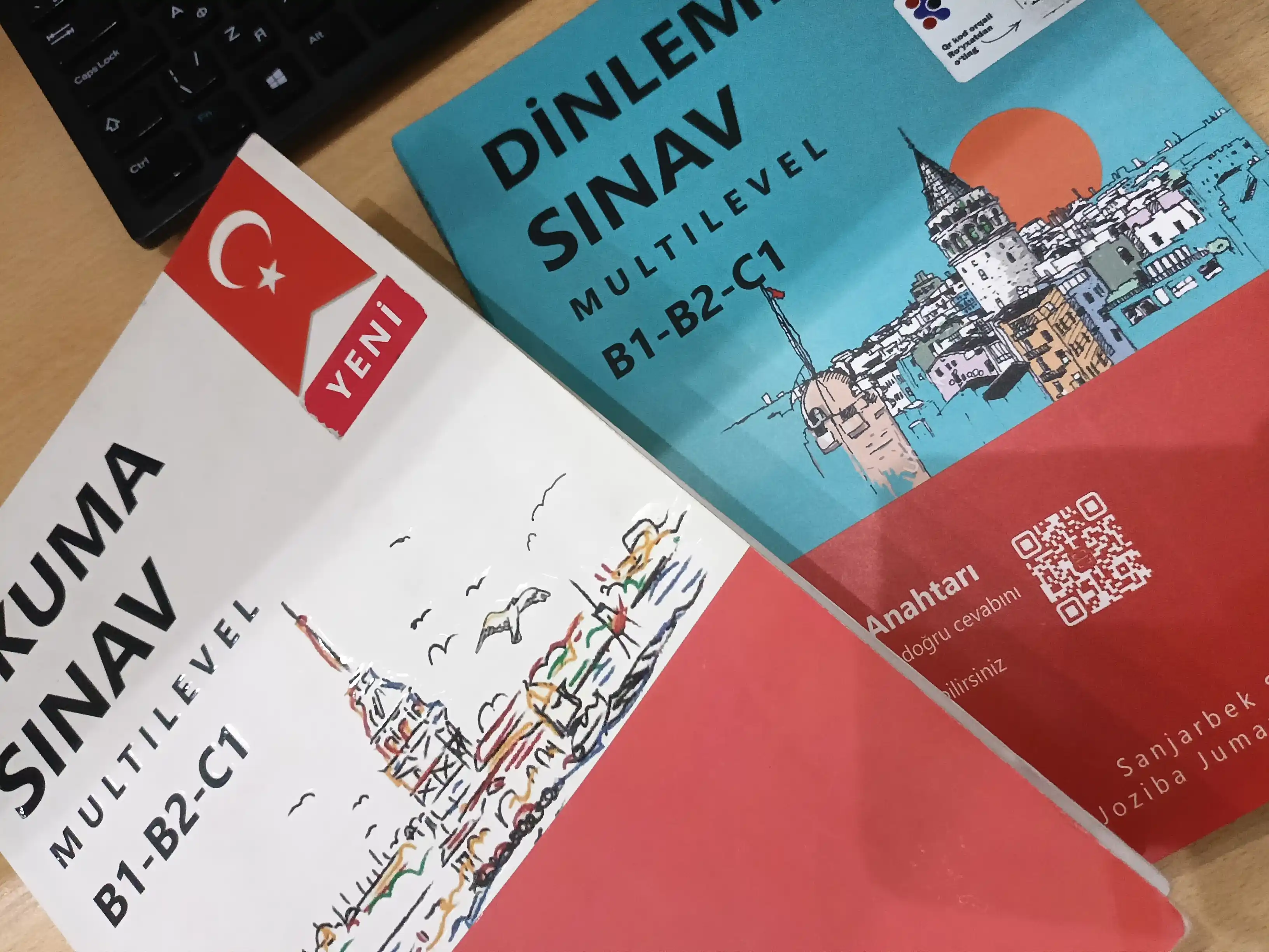 CEFR B1, B2, C1 uchun turk tilidagi Sinav Multilevel, Dinleme, Okuma, Yazma, Konusma kitob