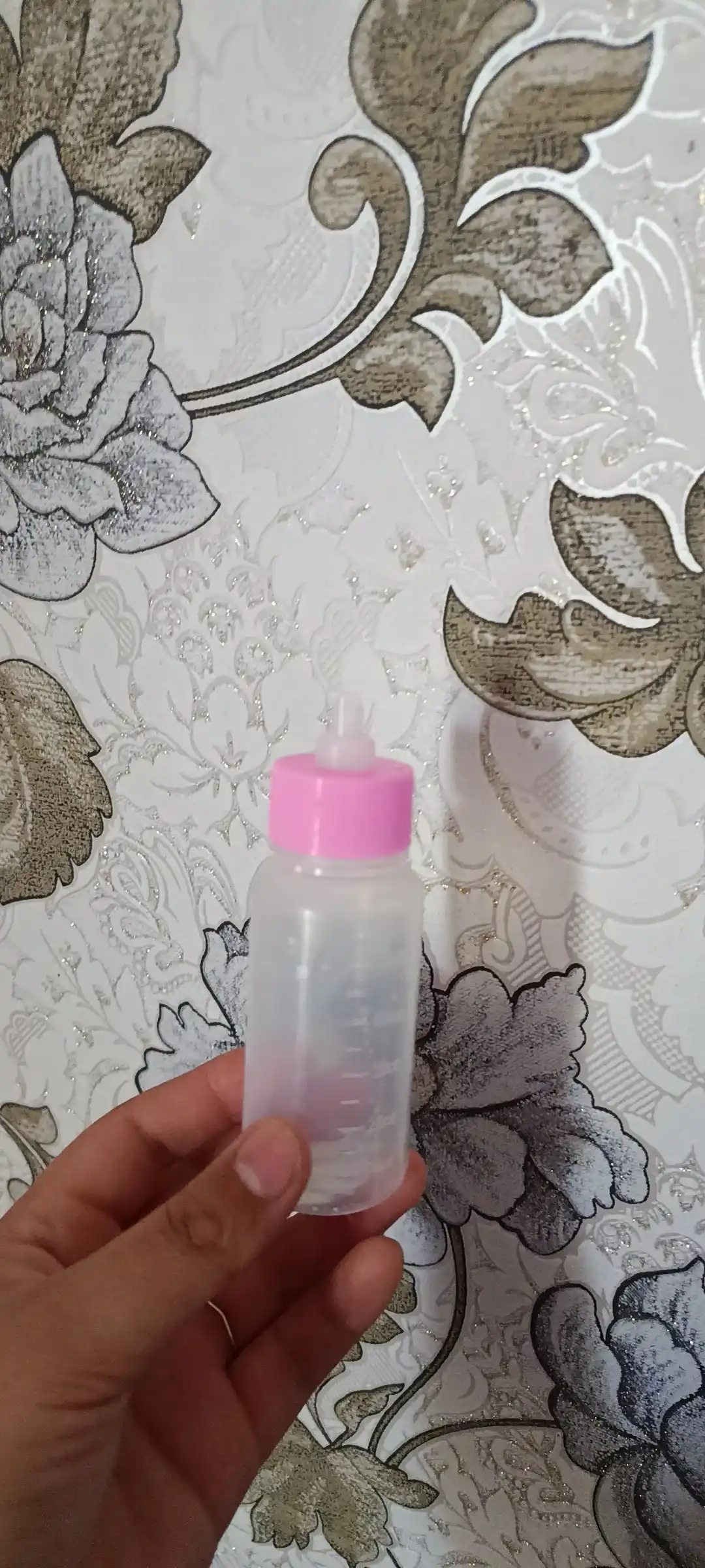 Yangi tug‘ilgan mushuklar va itlar uchun so‘rg‘ichli shisha idish, 50 ml
