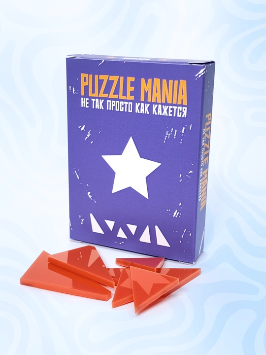 Tangram boshqotirma PUZZLE MANIA, bolalar va kattalar uchun stressga qarshi boshqotirma