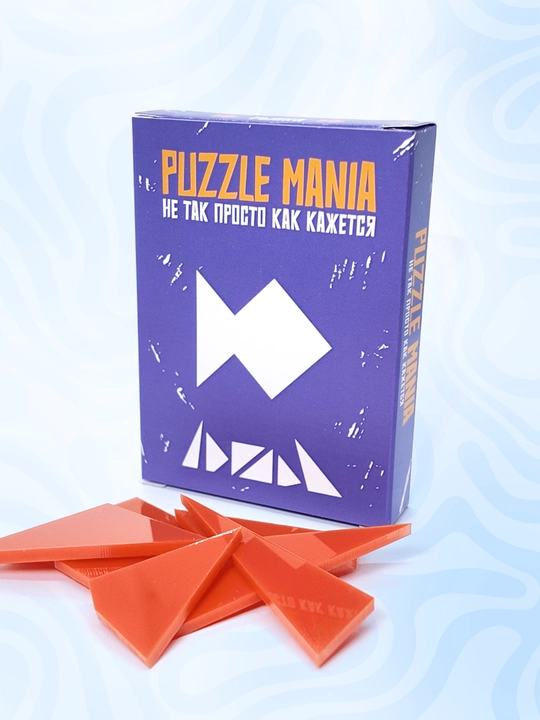 Tangram boshqotirma PUZZLE MANIA, bolalar va kattalar uchun stressga qarshi boshqotirma