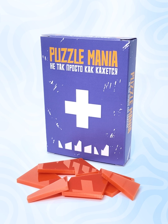Tangram boshqotirma PUZZLE MANIA, bolalar va kattalar uchun stressga qarshi boshqotirma