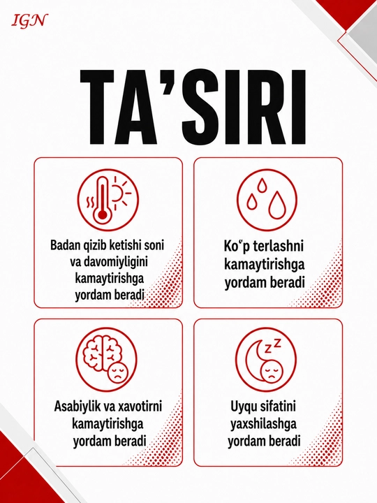Klimak – Menopauza davrini yengil o'tkazish uchun, 30 kapsula