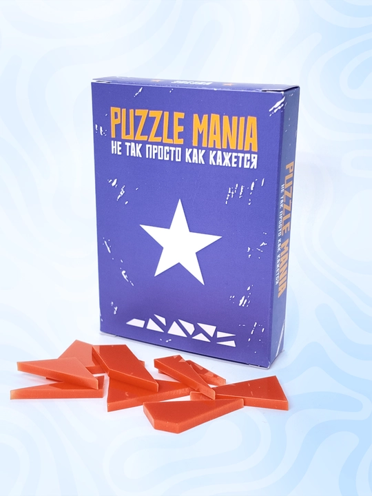Tangram boshqotirma PUZZLE MANIA, bolalar va kattalar uchun stressga qarshi boshqotirma