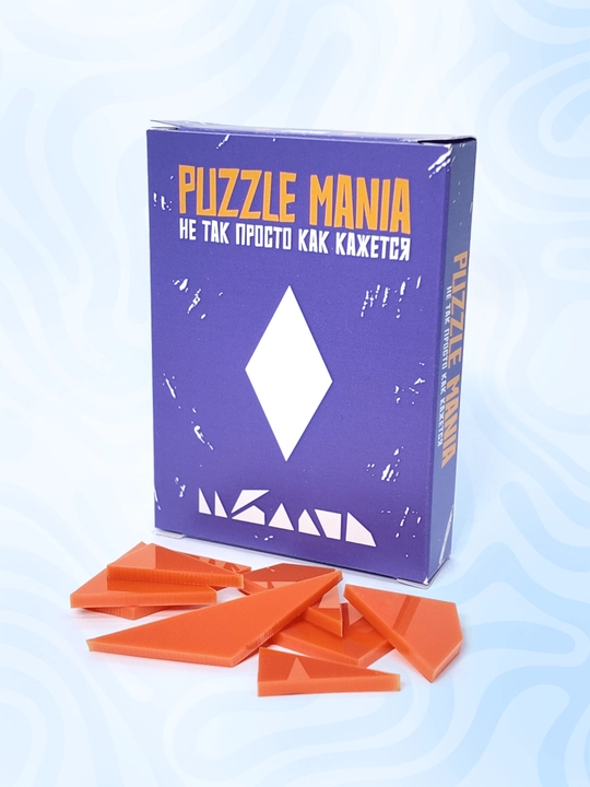Tangram boshqotirma PUZZLE MANIA, bolalar va kattalar uchun stressga qarshi boshqotirma