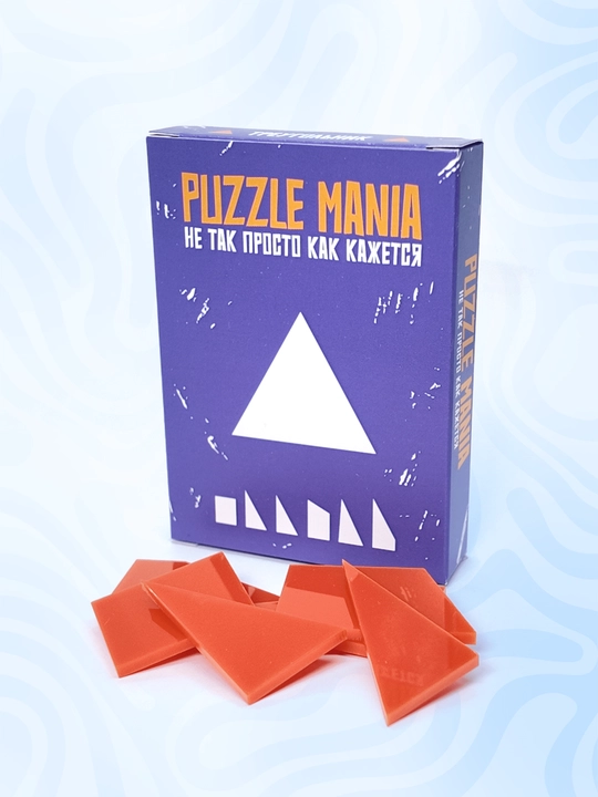 Tangram boshqotirma PUZZLE MANIA, bolalar va kattalar uchun stressga qarshi boshqotirma