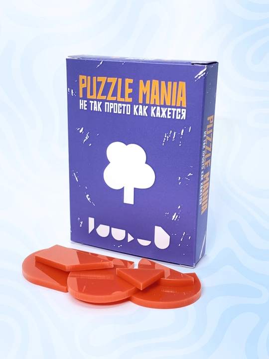 Tangram boshqotirma PUZZLE MANIA, bolalar va kattalar uchun stressga qarshi boshqotirma