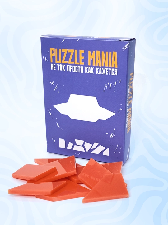 Tangram boshqotirma PUZZLE MANIA, bolalar va kattalar uchun stressga qarshi boshqotirma