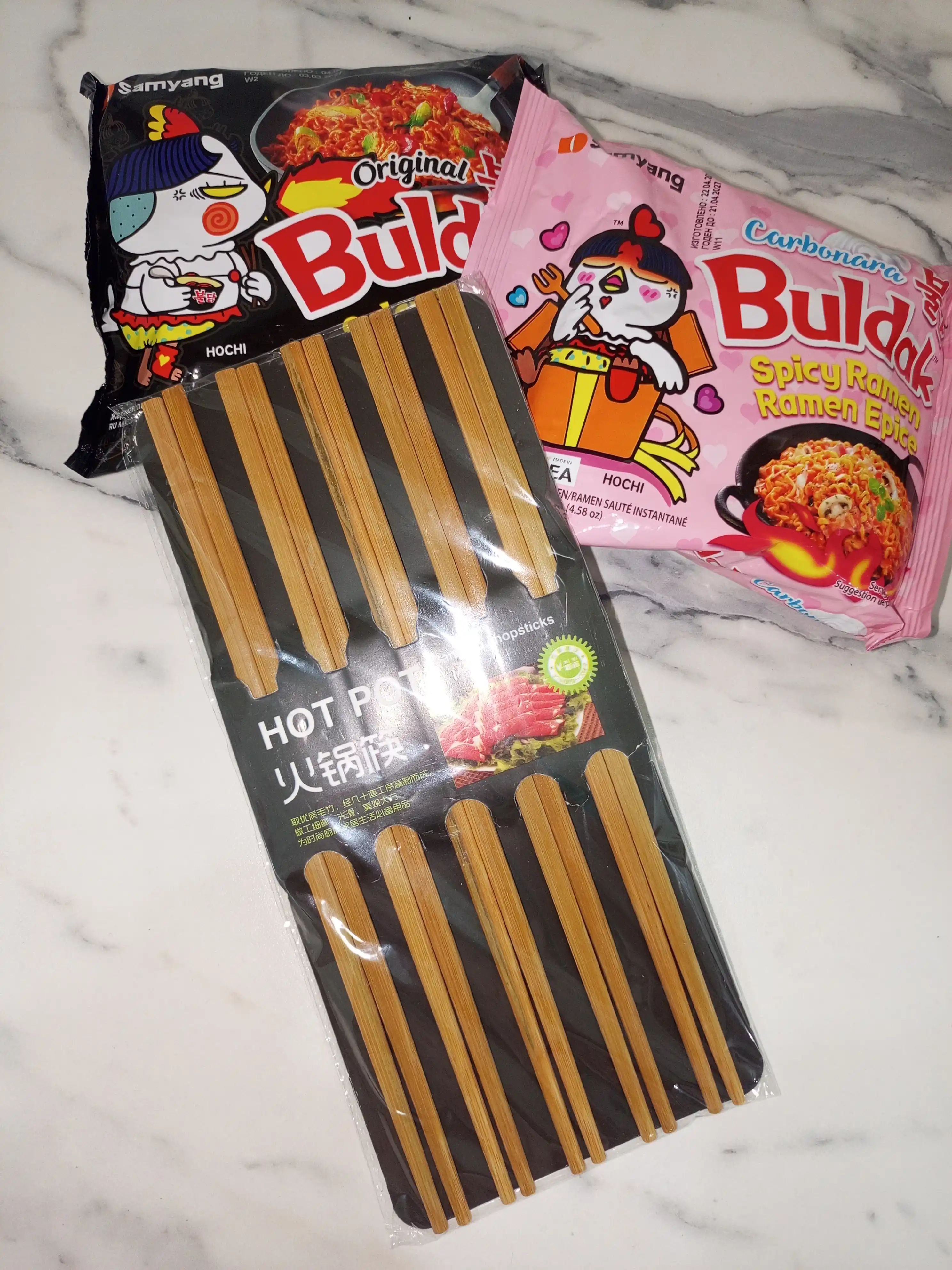 Лапша быстрого приготовления BULDAK CARBONARA HOT CHICKEN RAMEN, 140 г
