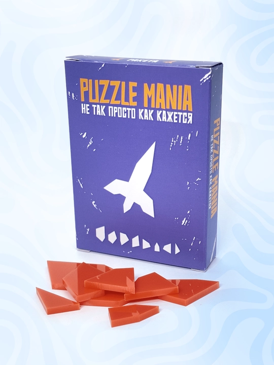 Tangram boshqotirma PUZZLE MANIA, bolalar va kattalar uchun stressga qarshi boshqotirma