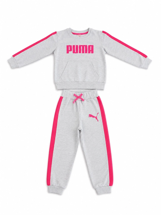 Bolalar uchun PUMA sport kostyumi, kofta va shim, 5-6-7 yosh, qiz va o‘g‘il bolaga