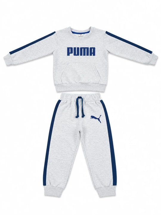 Bolalar uchun PUMA sport kostyumi, kofta va shim, 5-6-7 yosh, qiz va o‘g‘il bolaga
