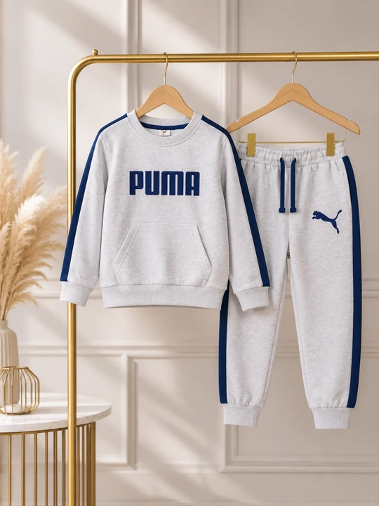 Bolalar uchun PUMA sport kostyumi, kofta va shim, 5-6-7 yosh, qiz va o‘g‘il bolaga