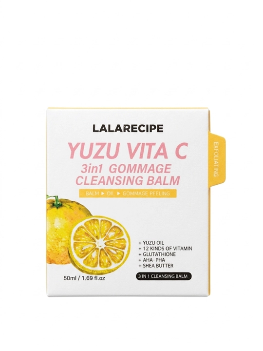 Lalarecipe Yuzu Vita 3in1 Gommage Cleansing 380 ml — yuzu moyi, niatsinamid, C vitamini