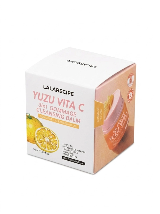 Lalarecipe Yuzu Vita 3in1 Gommage Cleansing 380 ml — yuzu moyi, niatsinamid, C vitamini