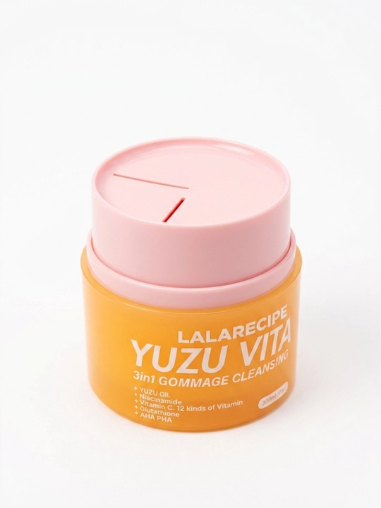 Lalarecipe Yuzu Vita 3in1 Gommage Cleansing 380 ml — yuzu moyi, niatsinamid, C vitamini