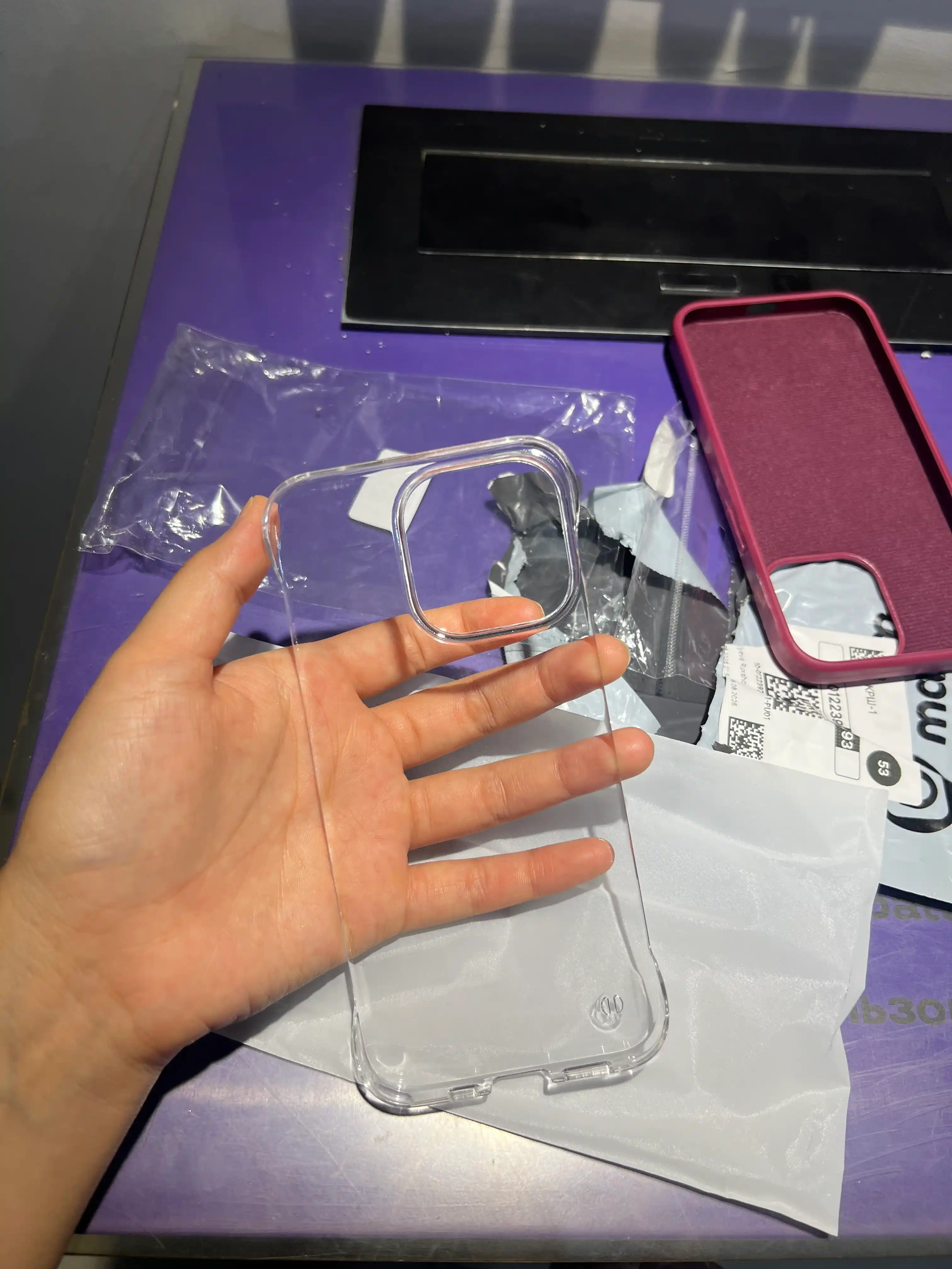 Чехол iPhone XS, XR, 11, 12, 13, 14, 15, 16, 17 Pro, Max, Air, Plus прозрачный