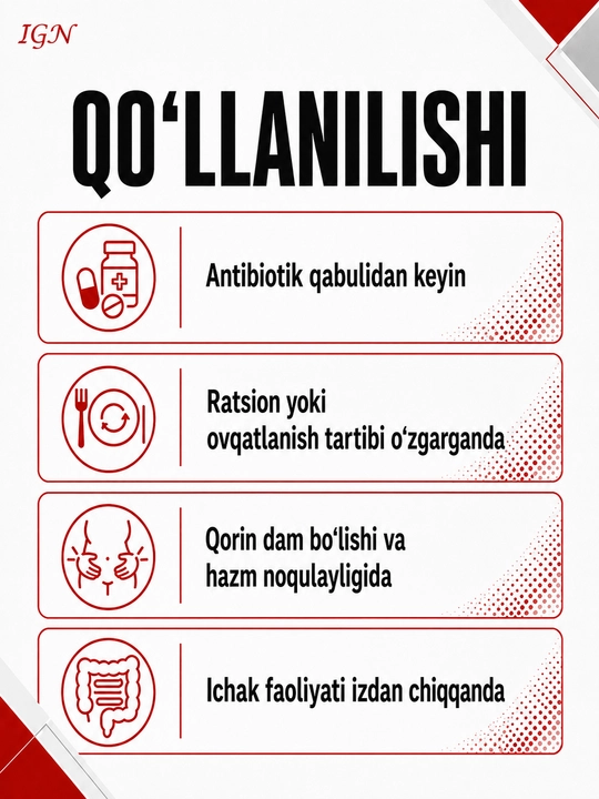 Bifido Pro Immuno — Kattalar uchun, ichak mikroflorasi va immunitet uchun probiotik