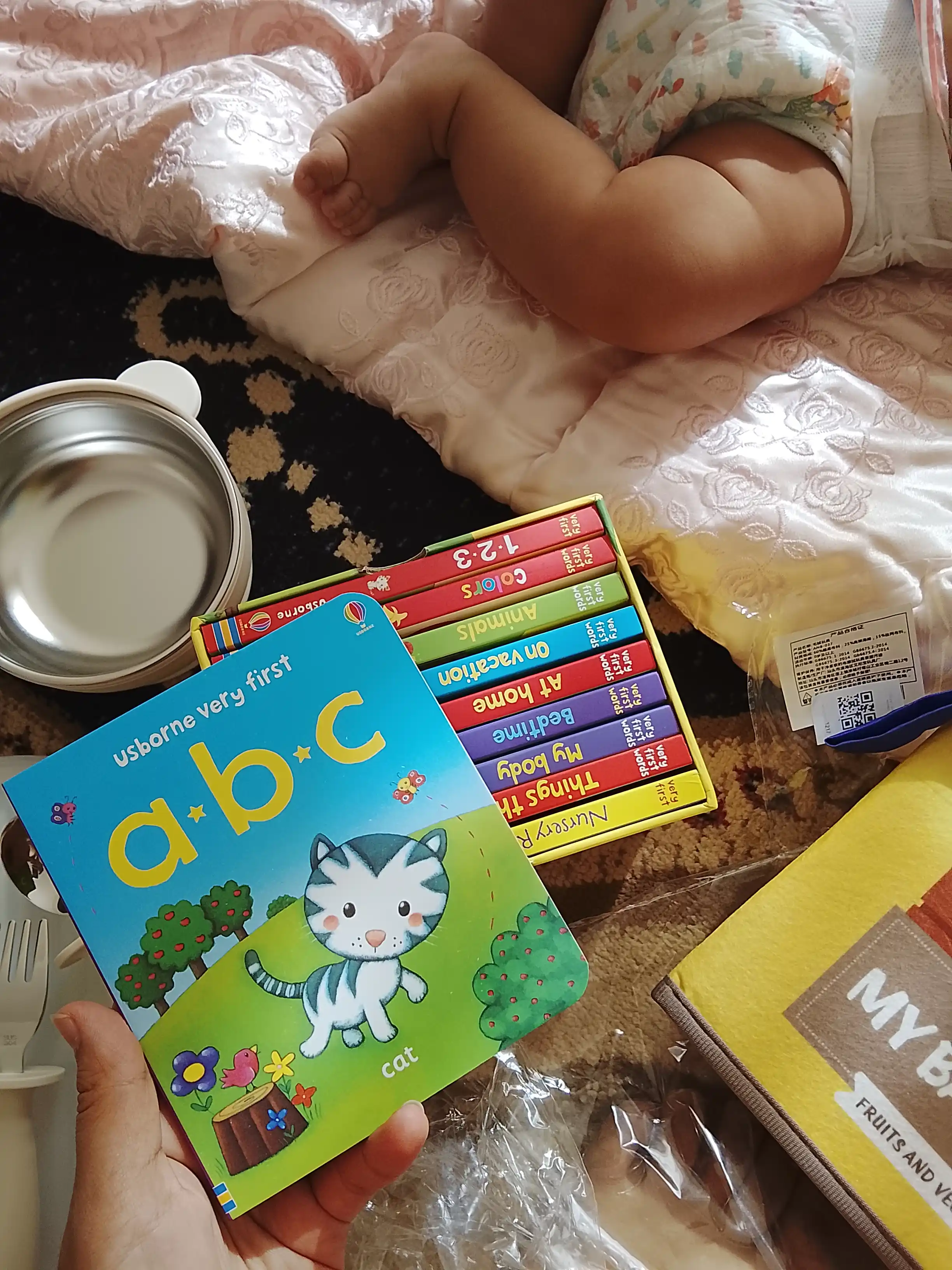 Baby Look and Learn 10 развивающих толстых книг для малышей
