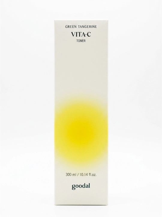 Goodal Green Tangerine Vita-C Toner 300 ml — mandarin ekstrakti va C vitamini boyitilgan