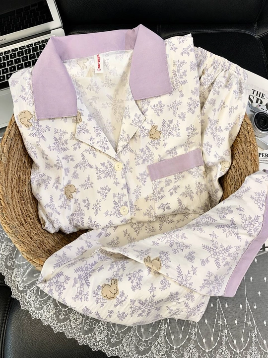 Ayollar uchun uzun yengli uzun shimli pijama – kuz, qish va bahor uchun