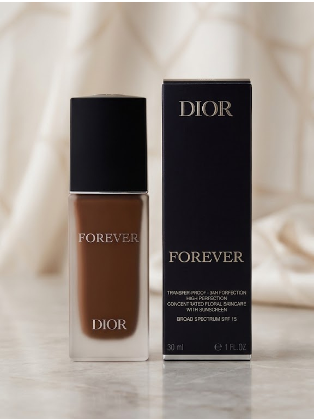 Yuz uchun chidamli tonal krem Dior Forever Broad Spectrum SPF 15, 30 ml - 
