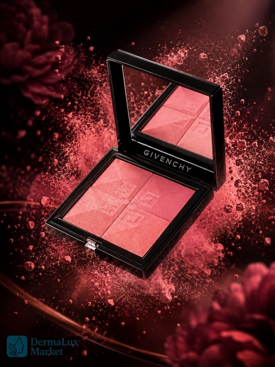 Yuz uchun Givenchy rumyanasi, 4 xil pushti rang, Taffetas Rosé