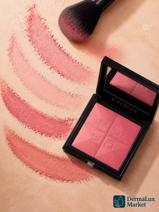 Yuz uchun Givenchy rumyanasi, 4 xil pushti rang, Taffetas Rosé