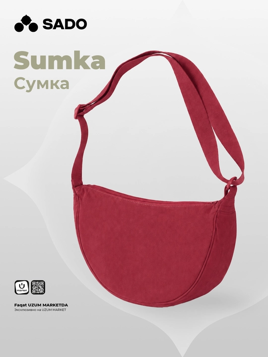SADO Sling sumka, Krossbodi, Bananka - 
