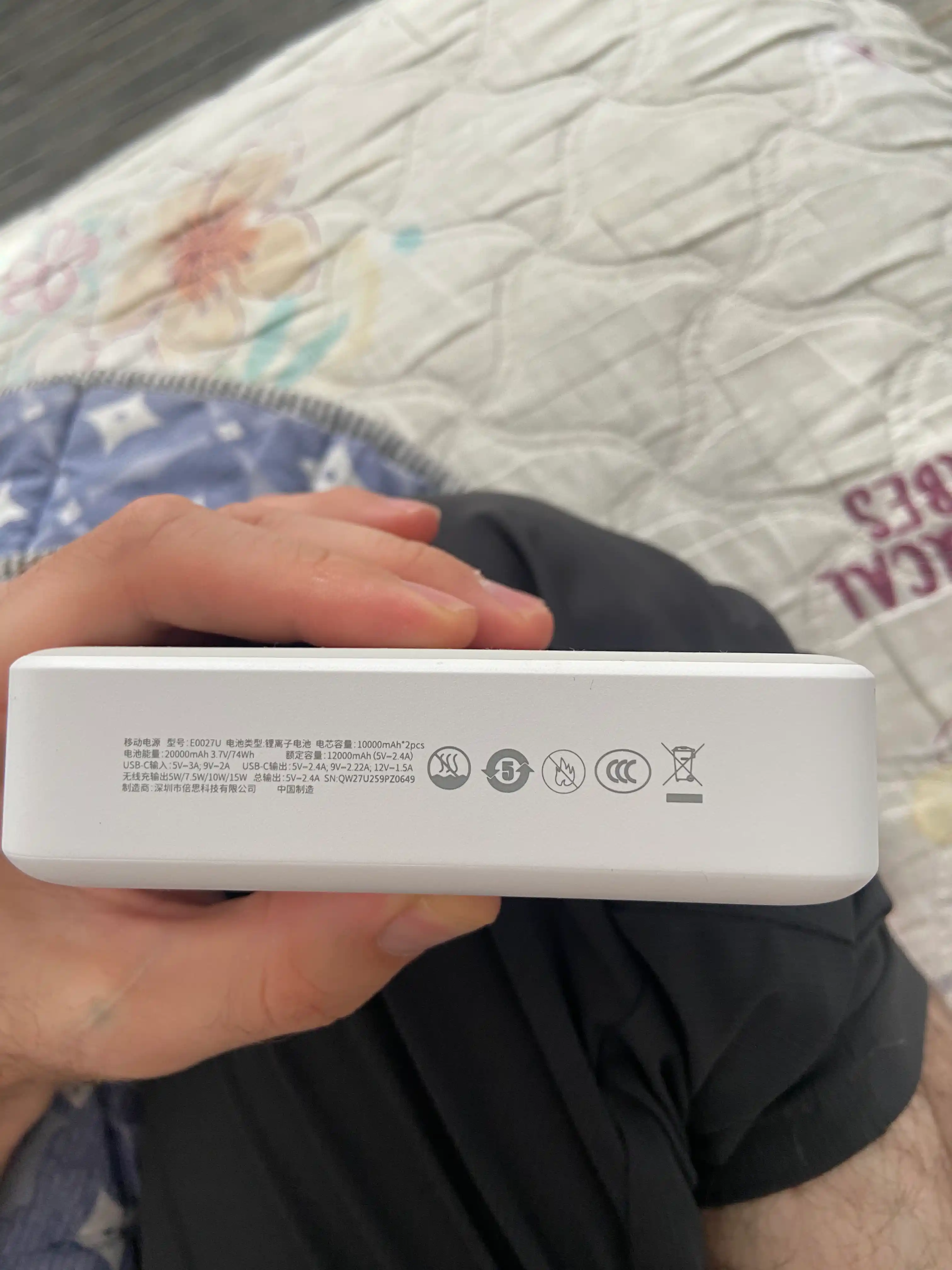 Baseus MagSafe tashqi akkumulyatori, 10000 mA/soat simsiz zaryadlash imkoniyati